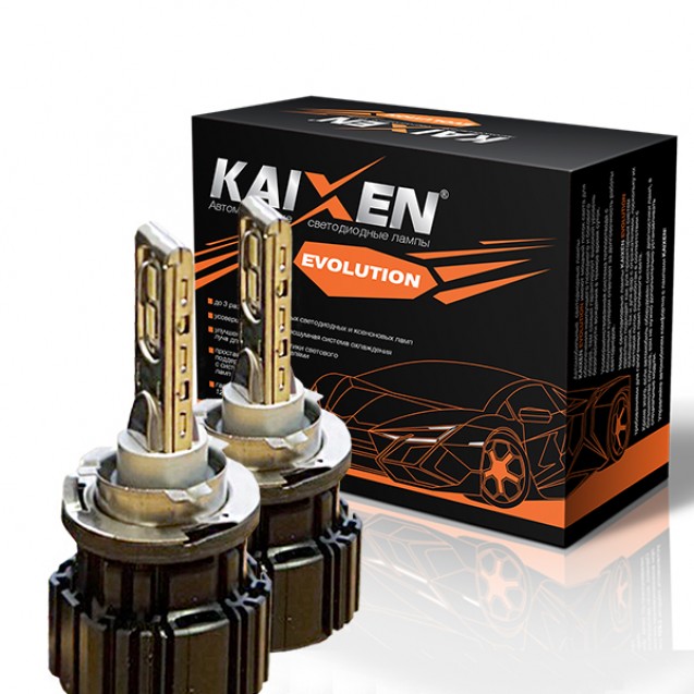 Светодиодные лампы KAIXEN Evolution H15 (50W-6000K)