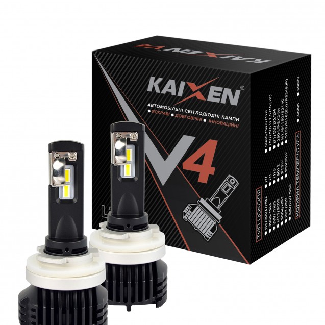 Світлодіодні лампи KAIXEN V4 H15 (45W-6000K-DRL)