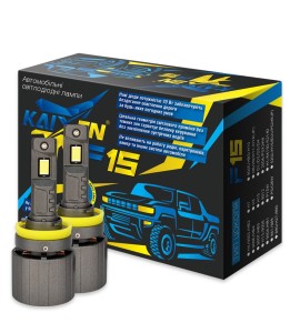 Автомобільні лампи LED H11 6000K 70W KAIXEN F15 CAN BUS EMC