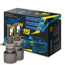 Автомобільні лампи LED H4 6000K 70W KAIXEN F15 CAN BUS EMC