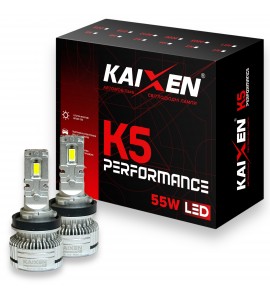 Автомобільні лампи LED H11 6000K 55W CAN BUS KAIXEN K5